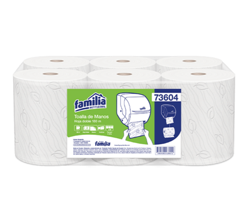 Toalla de papel para manos en rollo