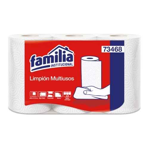 Limpión multiusos blanco hoja doble | Familia Institucional