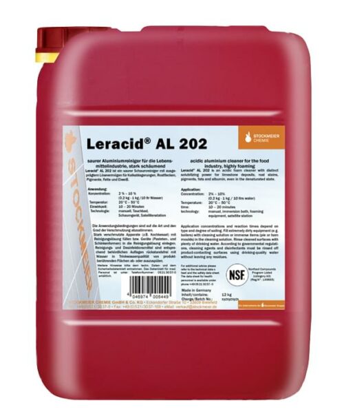 Limpiador de aluminio Leracid AL 202 | Stockmeier