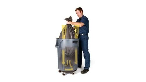 CONTENEDOR BRUTE SIN TAPA 32gal AMARILLO | Rubbermaid