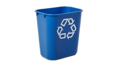 BOTE DE BASURA 13 LITROS AZUL SIN TAPA | Rubbermaid