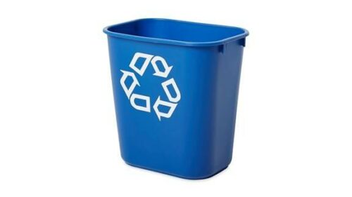 BOTE DE BASURA 13 LITROS AZUL SIN TAPA | Rubbermaid