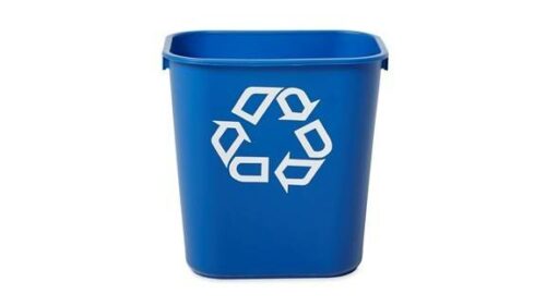 BOTE DE BASURA 13 LITROS AZUL SIN TAPA | Rubbermaid