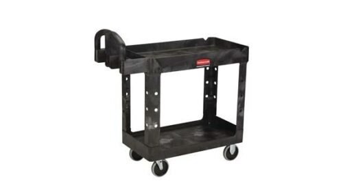 CARRO DE SERVICIOS 2 NIVELES 500 LBS NEGRO | Rubbermaid