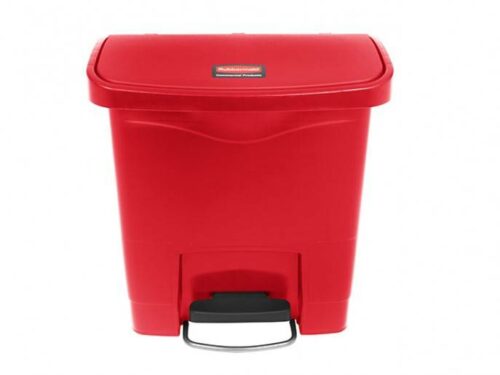 Contenedor con pedal de 15L Rojo | Rubbermaid