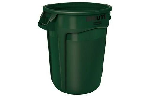 Contenedor BRUTE sin tapa 32gal Verde oscuro | Rubbermaid